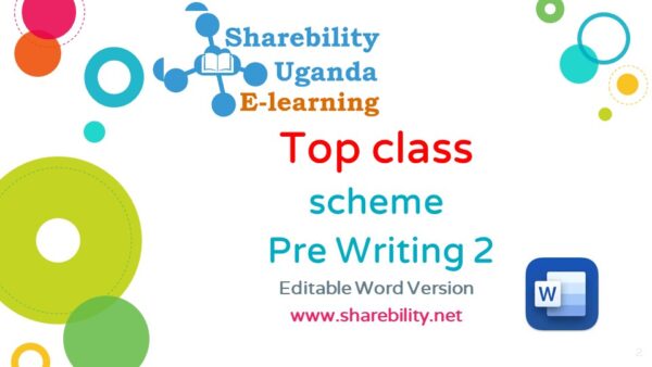 2 Pre Writing scheme Top class term